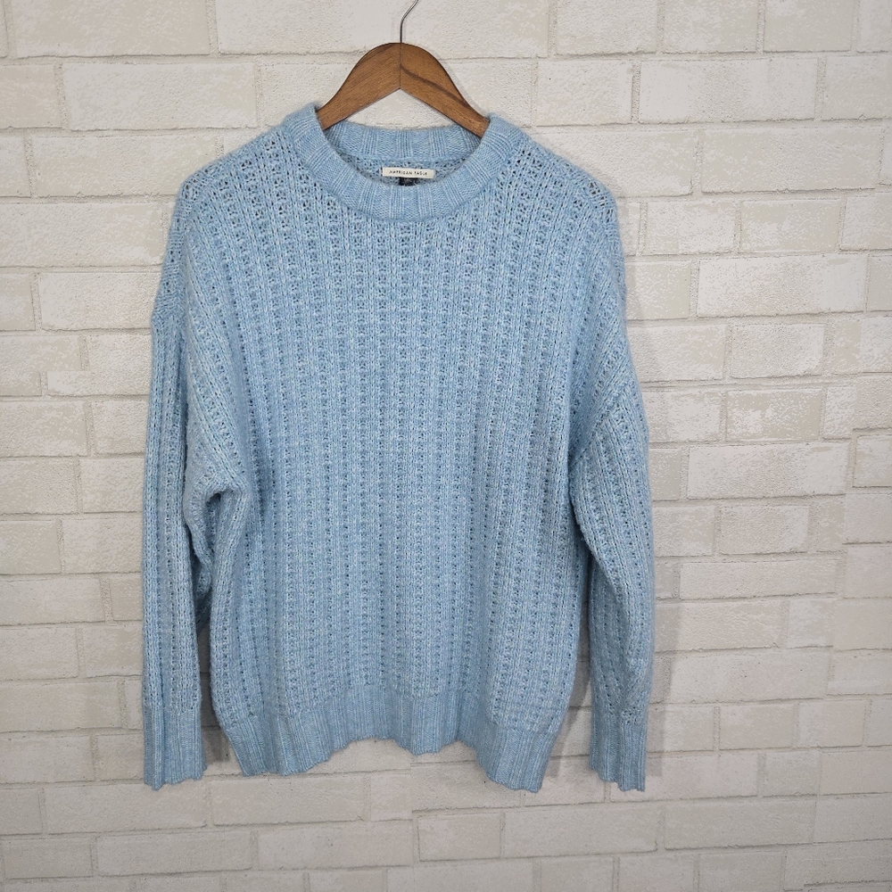AEO cozy‎ light blue sweater